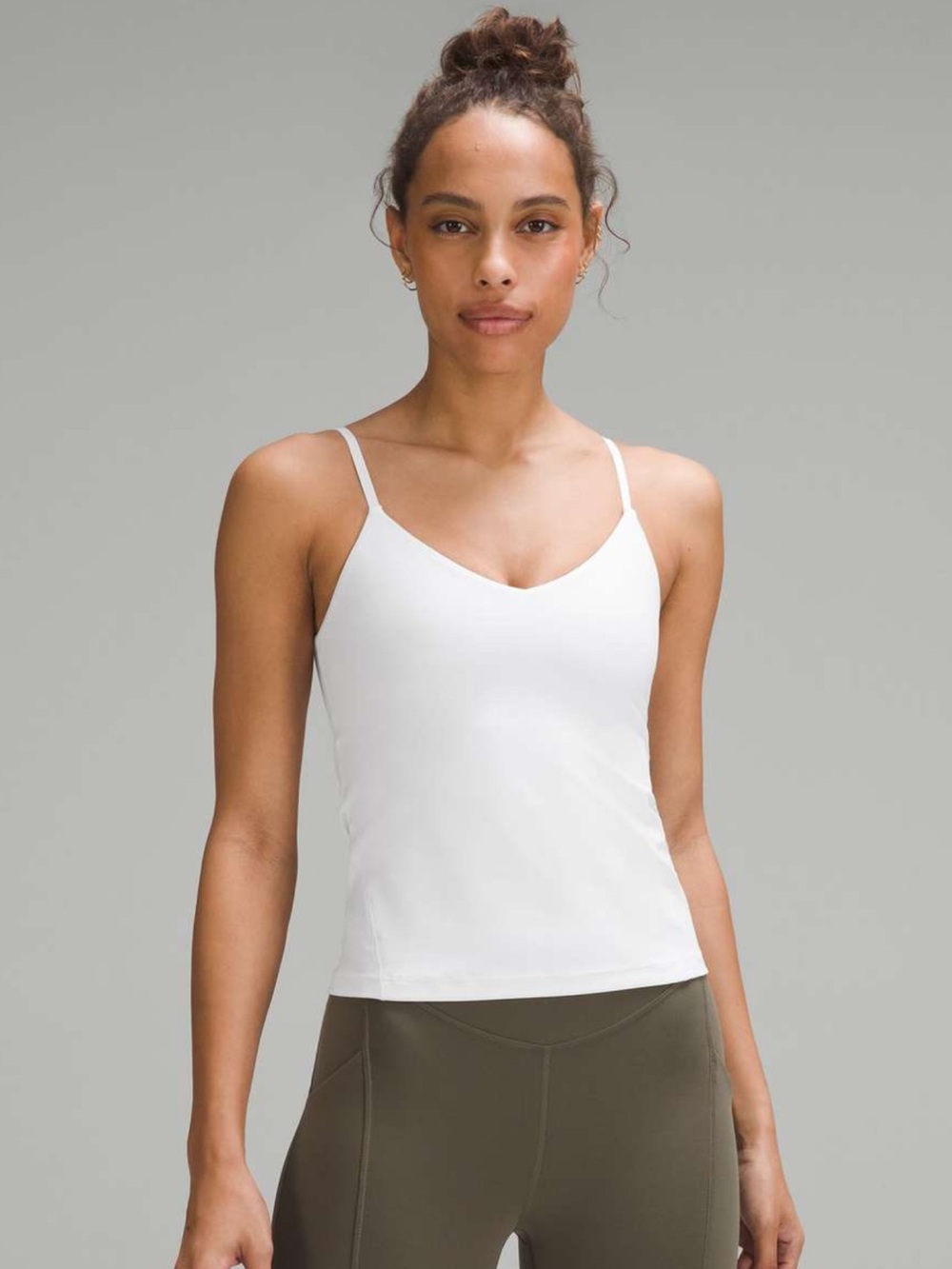 Lululemon Align Waist-Length Cami Tank A/B Cup White Size 10